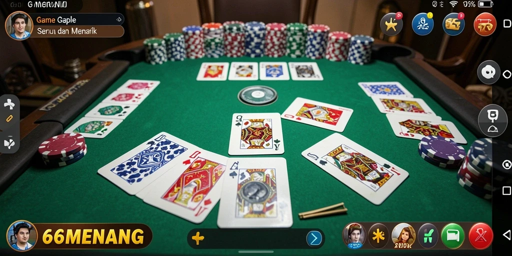 Tampilan gameplay seru dan menarik dalam 66MENANG.