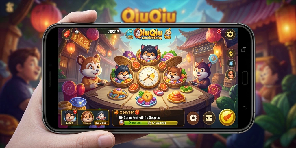 Screenshot gameplay QiuQiu 789RP yang menarik.