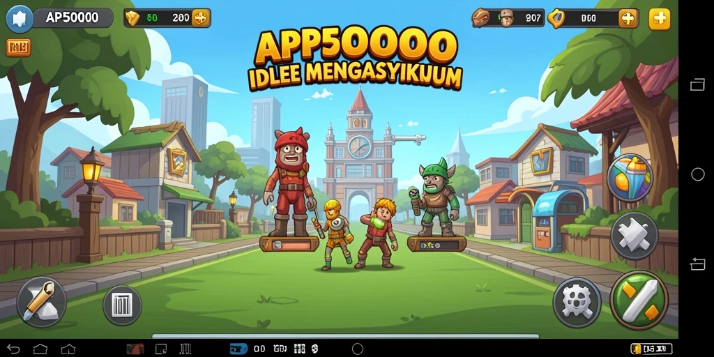 Gameplay seru API5000 yang menampilkan aktifitas karakter dalam manajemen sumber daya.