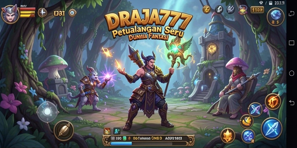 Tampilan gameplay DRAJA777 yang menegangkan dan penuh petualangan.
