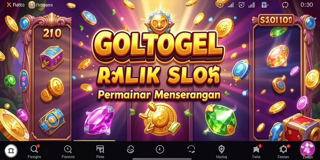 Tampilan gameplay GOLTOGEL yang menarik dan penuh warna.