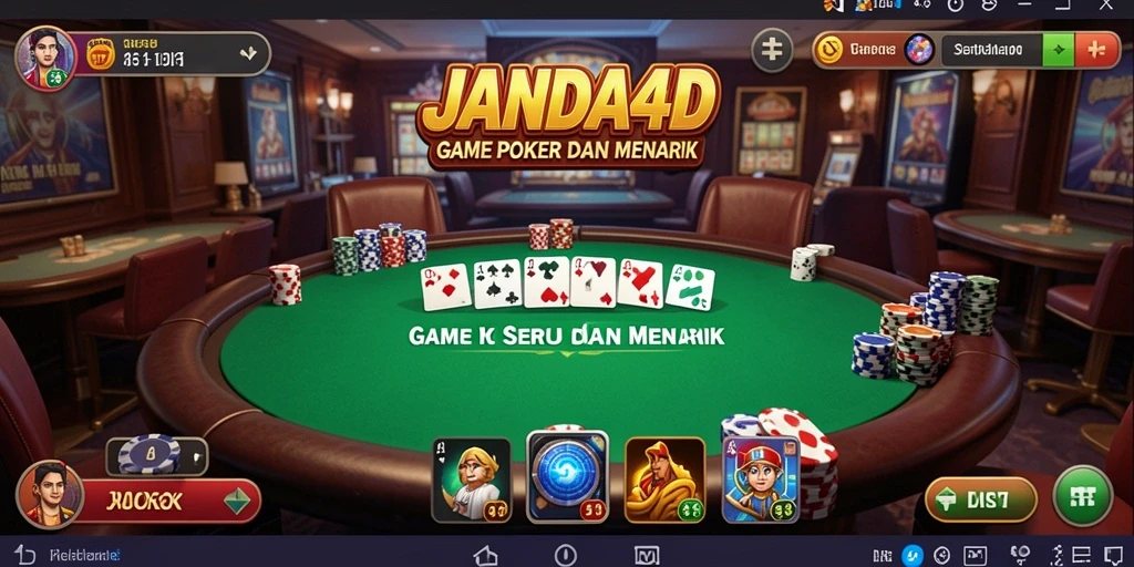 Tampilan gameplay JANDA4D yang mendebarkan dan penuh strategi.