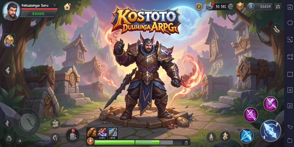 Tampilan gameplay ARPG KOSTOTO yang menakjubkan dan penuh aksi.
