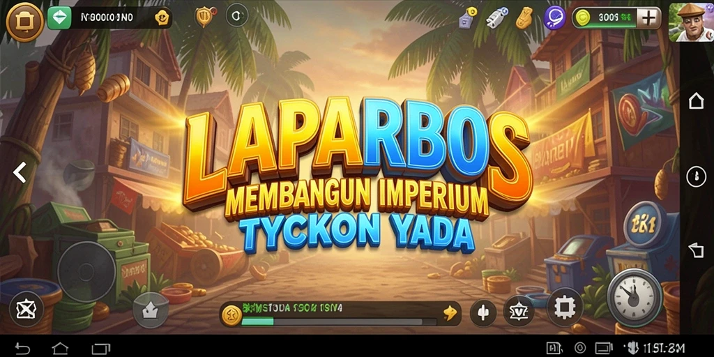 Tangkapan layar LAPARBOS menampilkan aksi seru dalam gameplay Tycoon.
