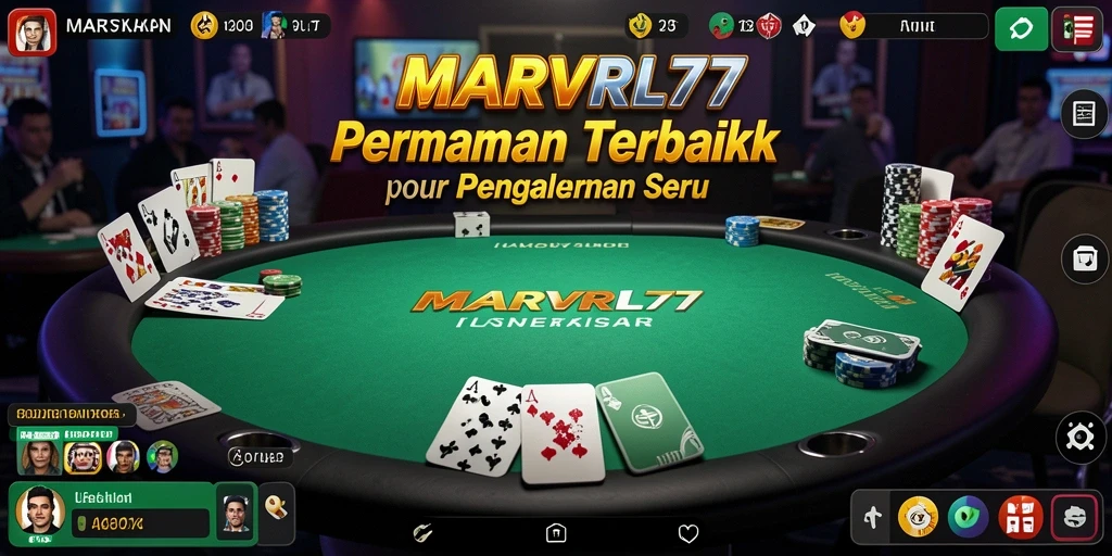 Gameplay seru dari aplikasi poker MARVRL77 yang menguji kecerdasan Anda.
