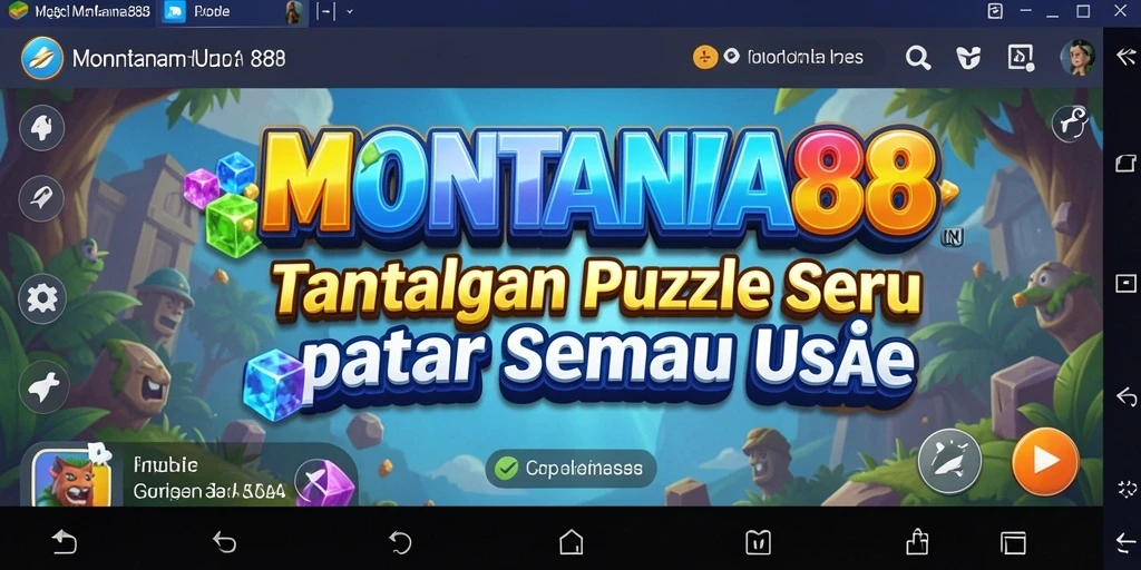 Tampilan screenshot MONTANA88 yang menunjukkan gameplay Puzzle yang menarik.