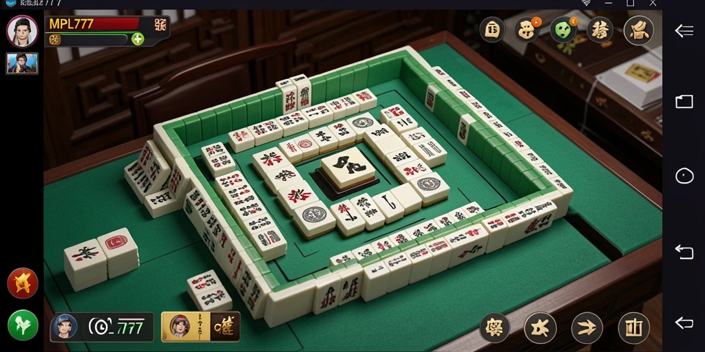 Screenshot MPL777 menampilkan gameplay Mahjong yang seru dan mendebarkan.