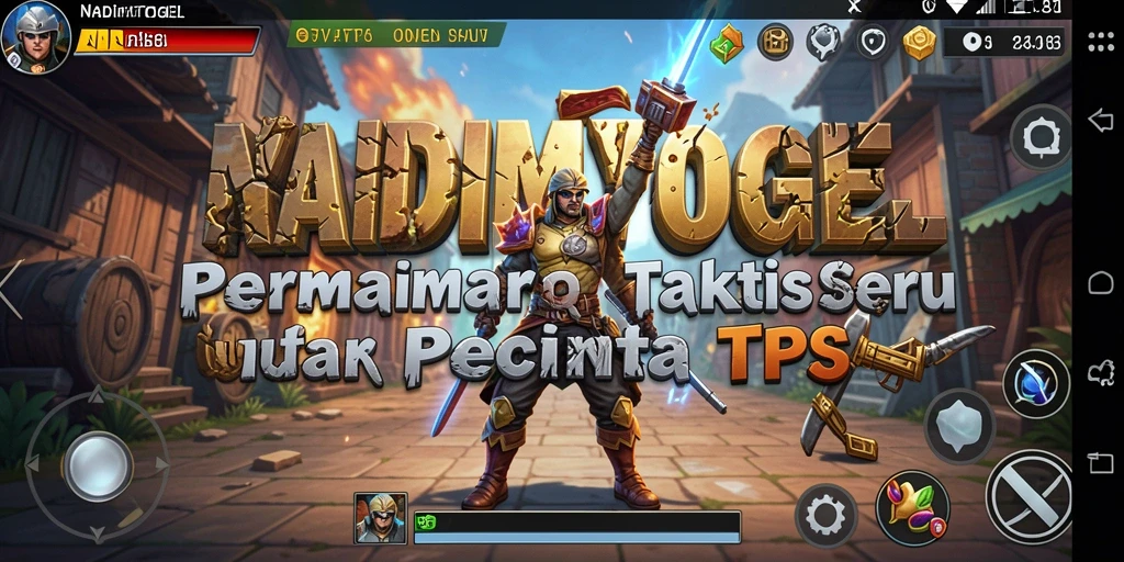 Screenshot gameplay NADIMTOGEL menampilkan aksi seru dalam pertempuran TPS.