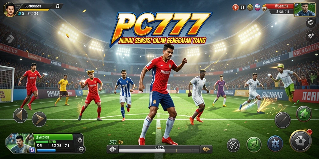 Tampilan gameplay PC777 yang mengasyikkan dengan aksi olahraga yang mendebarkan.