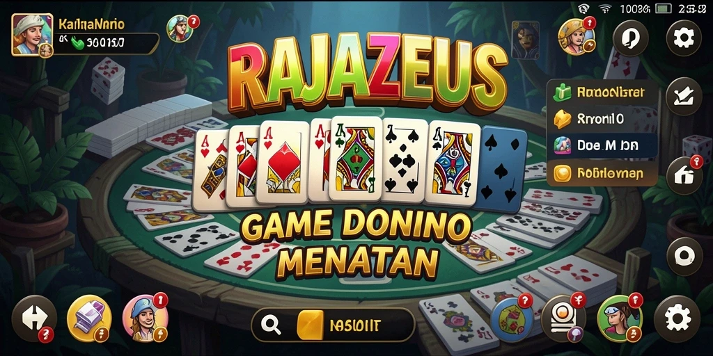 Tampilan gameplay seru RAJAZEUS saat pertandingan berlangsung.