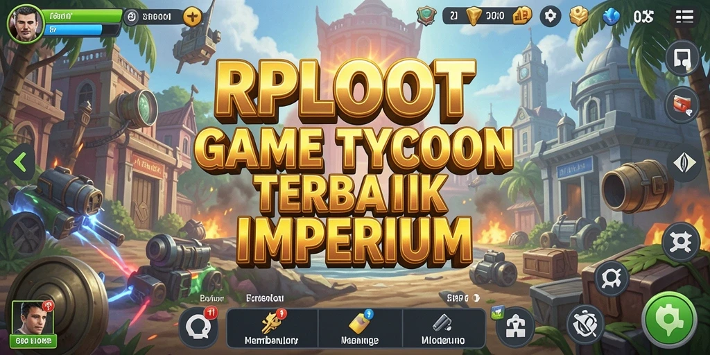 Screenshot dari gameplay <strong>RPLOOT</strong> yang menampilkan strategi bisnis yang menarik.