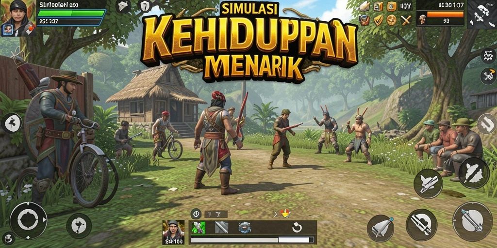 Tampilan gameplay menarik dan interaktif dari SD107.