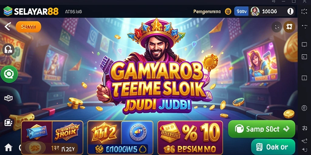 Tampilan permainan SELAYAR88 yang menarik dengan tema slot yang bervariasi.