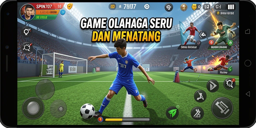 Tampilan permainan <strong>SPIN707</strong> yang seru dan mendebarkan.